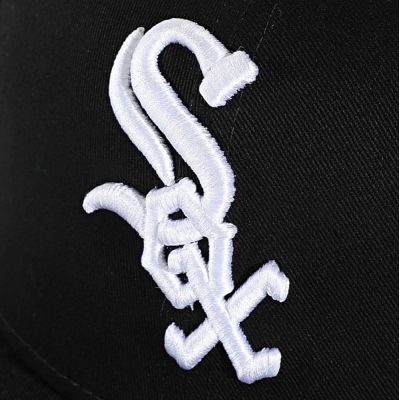 2. Chicago New Era Sox Modische schwarze Sport-Vollkappe