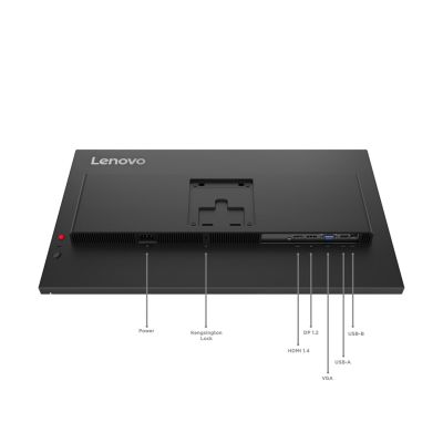 12. Lenovo ThinkVision T27-40 27" IPS FHD AG 4ms 300nites 120Hz HDMI, DP USB Webcam Eclipse Black