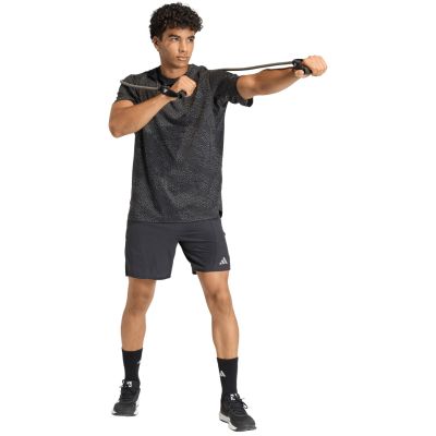6. adidas D4T Power Aop T-Shirt für Herren, Schwarz, KF3097