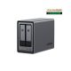 2. Ugreen NASync DXP2800 NAS-System, 2-Bay, kompakt, Intel® N N100, 8 GB DDR5, 0 TB, UGOS Pro, Schwarz