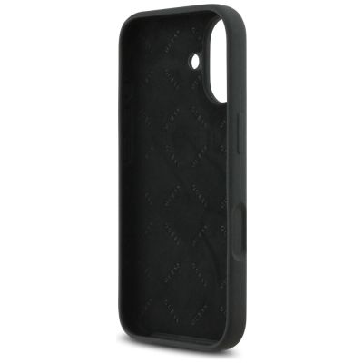 7. Guess Silikonhülle mit großem 4G-Schriftzug für iPhone 17 – Schwarz