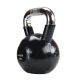 20. Kettlebell Gusseisengriff Chrom gerändelt HMS KTC20 SCHWARZ 