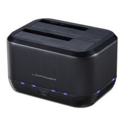 LC-Power LC-DOCK-U3-III Festplatten-Dockingstation USB 3.2 Gen 1 (3.1 Gen 1) Typ micro-B Schwarz