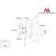 4. Maclean MC-501B TV-Wandhalterung (Schwenkbar, Wandmontage, neigbar - 42"; max. 30 kg)