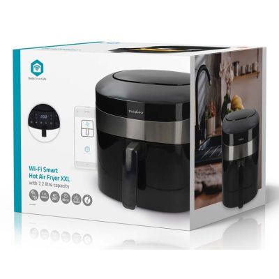 10. Nedis SmartLife 7,2l KAAF180BKW Heißluftfritteuse