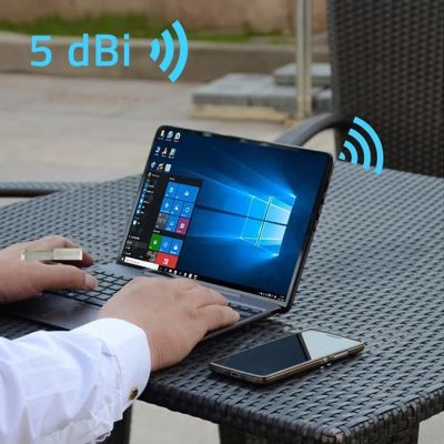 4. QOLTEC 4G LTE Dualantenne | 5 dBi | Rundstrahler | Extern