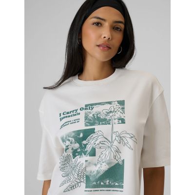 4. Damen-T-Shirt mit Aufdruck 4F 4FRSS26TTSHF3705-11S