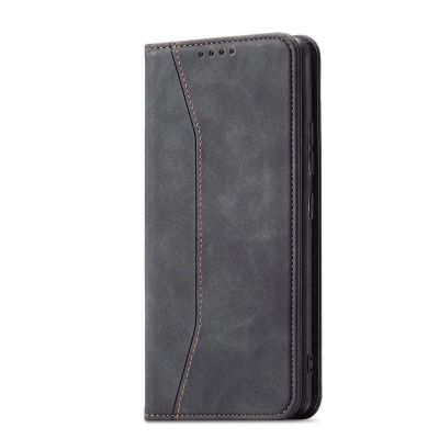 2. Magnet Fancy Case für Samsung Galaxy S23+ Flip Cover Wallet Stand schwarz