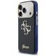 2. Guess IML 4G Script Metallhülle für iPhone 17 Pro Max – blau