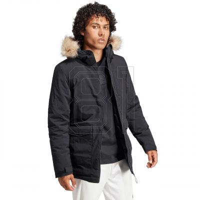 4. Adidas Parka Hooded Fur M IK0553 Jacke