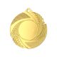 3. Goldmedaille mit Platz für ein 25-mm-Emblem – Stahlmedaille