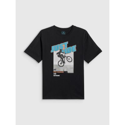 5. Baumwoll-T-Shirt für Jungen 4F 4FJRSS26TTSHM4169-020S