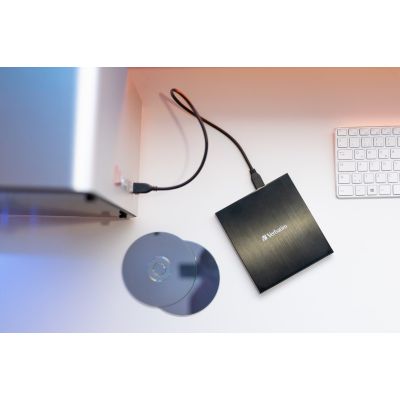 6. Verbatim EXTERNAL SLIMLINE Externes CD/DVD-Laufwerk