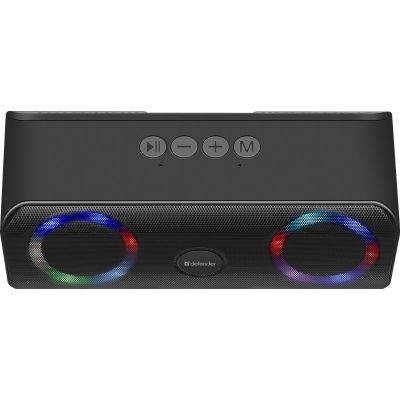 10. DEFENDER BEATBOX 20 Bluetooth-Lautsprecher 20W Licht/BT/Mikrofon/FM/USB/TF