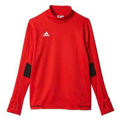 adidas Tiro 17 TRG TOP JR BQ2754 rotes Sweatshirt
