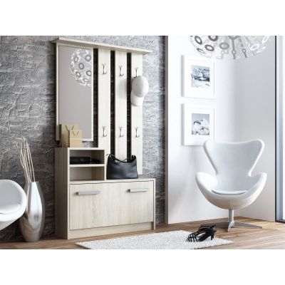 2. KLEIDERSCHRANK - SCHRANK, SPIEGEL, KLEIDERHÄNGER / SONOMA GS1