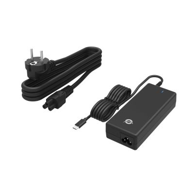 CONCEPTRONIC Ladegerät 1-Port GaN USB-C SS 100WPD3.0/PPS sw