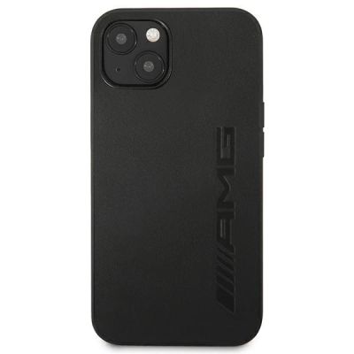 3. AMG Lederhülle mit Heißprägung für iPhone 13 mini – Schwarz