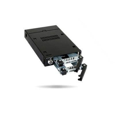 2. IcyDock Montageplatte 2x6,3cm SATAI-III in 1x3,5" RAID-Steuerung