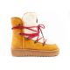4. D.Franklin Damen Winter-Schneestiefel, modisches Fellfutter, Senffarbe