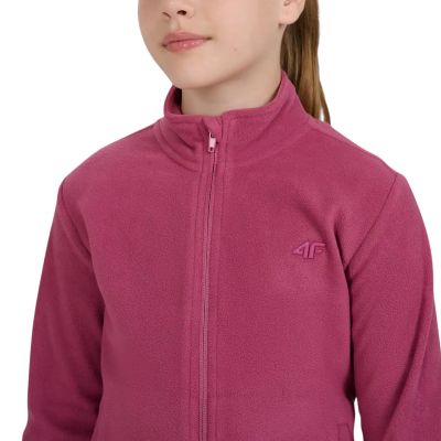 12. Fleece für Mädchen 4F F346 dunkelviolett 4FJWAW25TFLEF346 50S