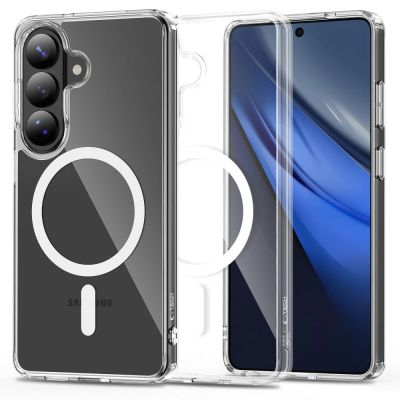 Tech-Protect FlexAir Hybrid MagSafe Hülle für Samsung Galaxy S26 - Transparent