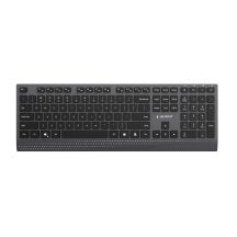 GEMBIRD SLIM KABELGEBUNDENE MULTIMEDIA-TASTATUR SCHWARZ, USB-C, US-LAYOUT