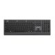 GEMBIRD SLIM KABELGEBUNDENE MULTIMEDIA-TASTATUR SCHWARZ, USB-C, US-LAYOUT