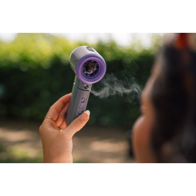 5. Verbatim Cool 'n' Go Aqua Breeze Handventilator Lila/Grau