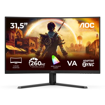 AOC G4 C32G42ZE Computermonitor 80 cm (31,5") 1920 x 1080 px Full HD LED Schwarz, Rot