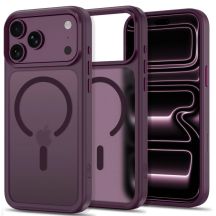 Tech-Protect Magmat Magsafe CC Hülle für iPhone 18 Pro Max / 17 Pro Max – Burgunderrot Matt