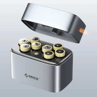 9. Ladegerät für Lithium-AA-Batterien