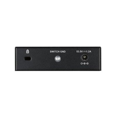 3. D-Link DGS-1005P/E Netzwerkkarte, unmanaged Gigabit Ethernet (10/100/1000) mit PoE-Unterstützung, Schwarz