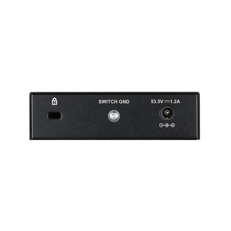 3. D-Link DGS-1005P/E Netzwerkkarte, unmanaged Gigabit Ethernet (10/100/1000) mit PoE-Unterstützung, Schwarz