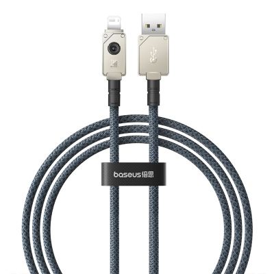 Baseus Unbreakable USB-IP-Kabel 2,4 A 1 m (Weiß)
