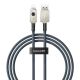Baseus Unbreakable USB-IP-Kabel 2,4 A 1 m (Weiß)