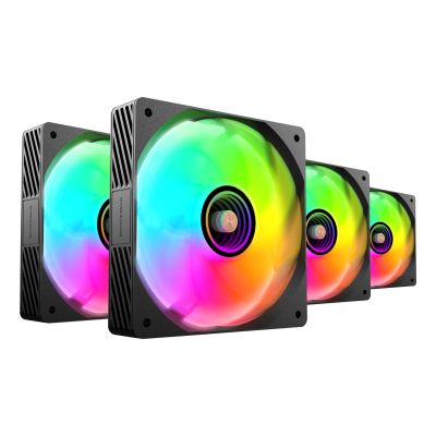 6. TACENS MARS MF-SI4KIT FANS 120 ARGB x4 BK – Lüfter + Hub + Fernbedienung (TACMARS-MFSI4KIT)