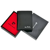 Pierre Cardin Herren-Geldbörse aus Premium-Leder mit RFID-Schutz und Reißverschluss - YS520.1-326