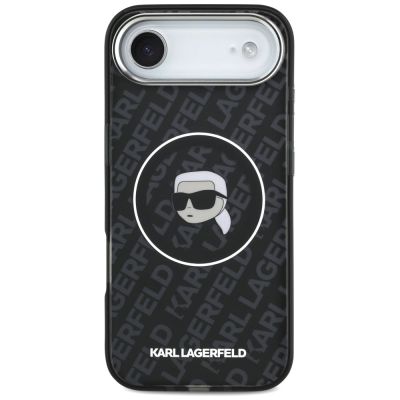 3. Karl Lagerfeld IML Karl Head Logo MagSafe Hülle für iPhone 17 Air - Schwarz