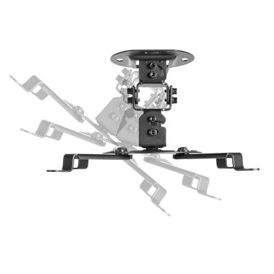 8. MACLEAN Projektor-Deckenhalterung, 54–320 mm, bis 13,5 kg, 360°-Drehung MC-200 B
