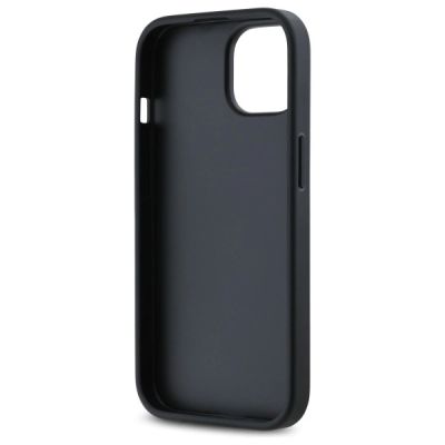 7. DKNY Quilted Stack Logo iPhone 15 Hülle – Schwarz