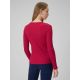 2. Damen Langarm-Strickpullover mit schmaler Rippstrickbündchen, Größe 4F 4FRAW25TLONF656-53S