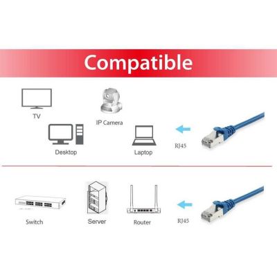 3. Equip 606211 Netzwerkkabel Blau 30m Cat6a S/FTP (S-STP)