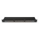 13. LANBERG Patchpanel, 24 Ports, 1 HE, 19" CAT.6A FTP, Schwarz, PPSA-1024-B