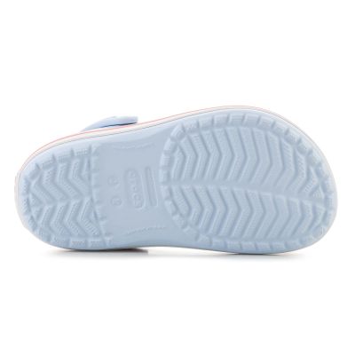 7. CROCS CROCBAND KINDER CLOG BLUE FROST/GUAVA 207006-4XQ