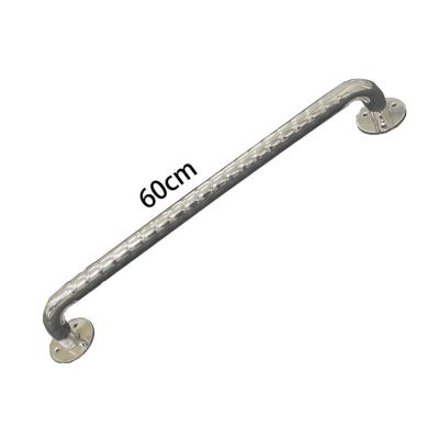 2. Badezimmergeländer aus gewelltem Edelstahl, 60 cm