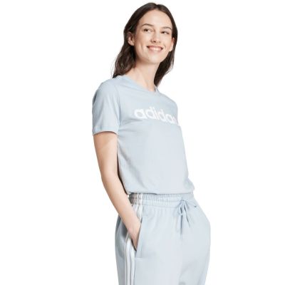 9. adidas Loungewear Essentials Slim Logo Tee W IY9188