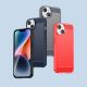 12. Carbon Case iPhone 14 Hülle flexible Gel Rückseite blau
