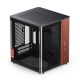 31. Jonsbo TK-0 PC-Gehäuse, Mini-Tower, Mini-ITX, gehärtetes Glas, Holz – schwarz