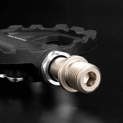 9. Rockbros M108 Nylon Half-Lock Doppelseitige Fahrradpedale - Schwarz